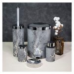 لوکس-چرمی-طوسی-کروم