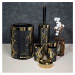 لوکس-چرمی-مشکی-طلا-طرحدار