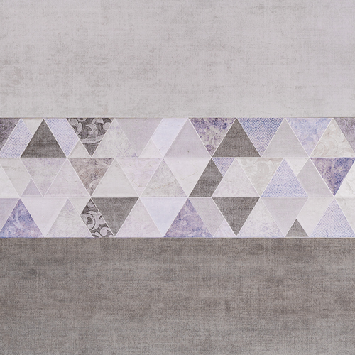 کاشی زیماک مدل بفرین دکور طوسی مات ۹۰*۳۰