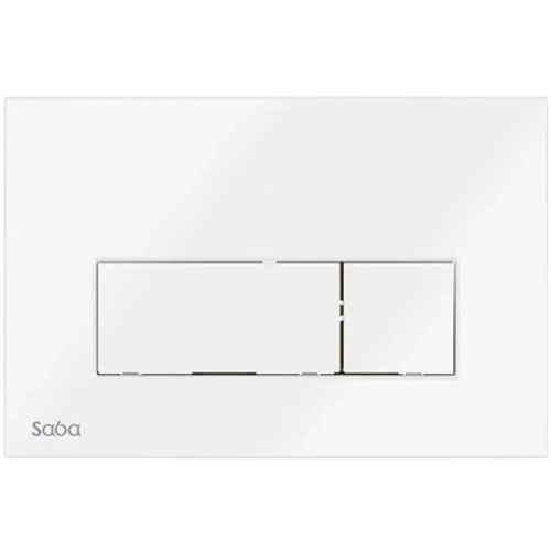 کلید فلاش تانک صبا مدل ماربل سفید