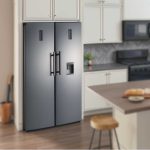 یخچال MGI مدل ابریزدار دوقول استیل